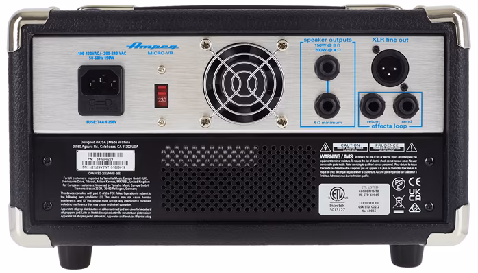Ampeg Micro-VR Head - Baskytarový tranzistorový zesilovač