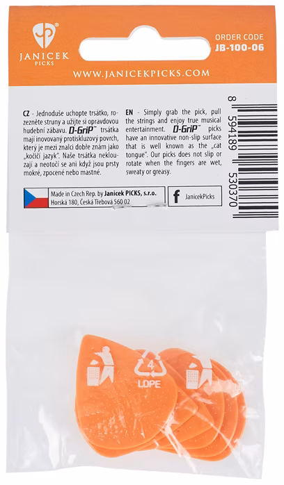 D-GriP Jazz B 1.00 6 pack - Trsátka