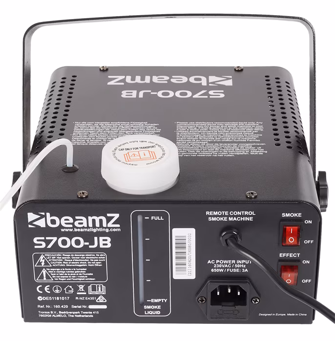 BeamZ S700-JB - Výrobník mlhy s LED