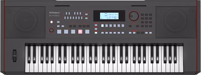 Roland E-X50 - Klávesy s dynamikou úhozu