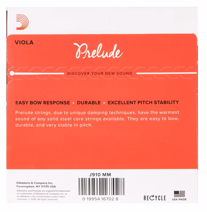 D'Addario Prelude vla 3/4 M - Violové struny