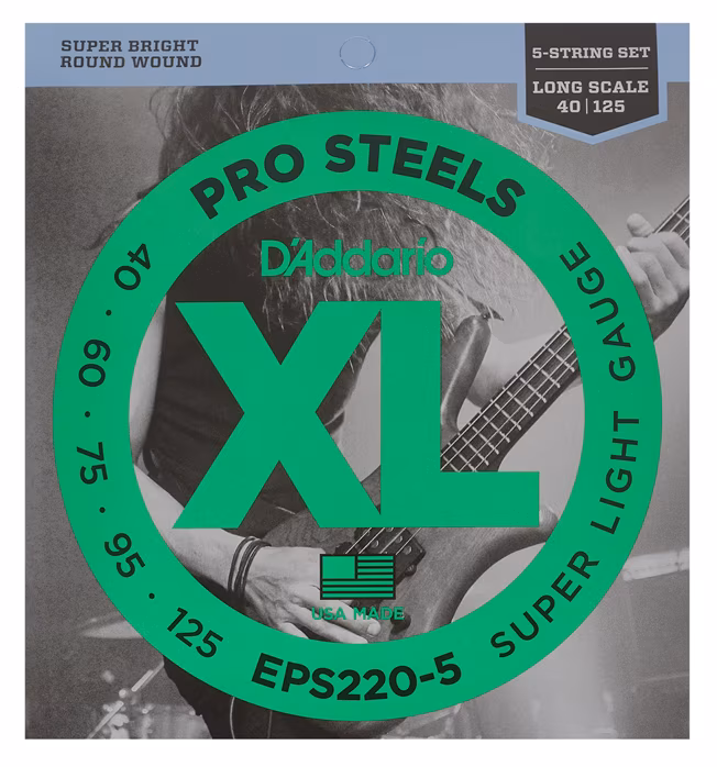 D'Addario EPS220-5 - Struny pro pětistrunnou baskytaru