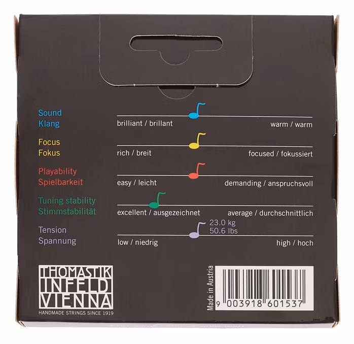Thomastik VISION TITANIUM SOLO set violin VIT100 - Houslové struny