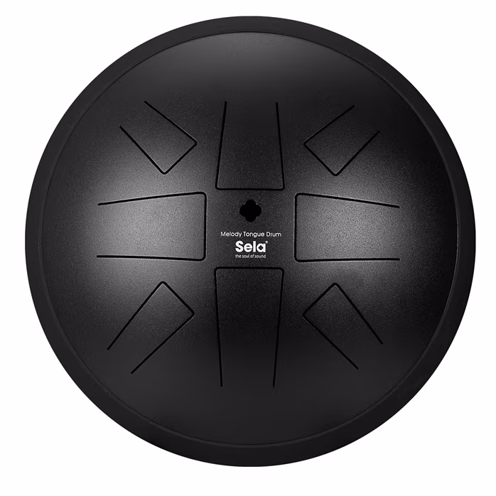 Sela 10" Melody Tongue Drum Black - Tongue drum