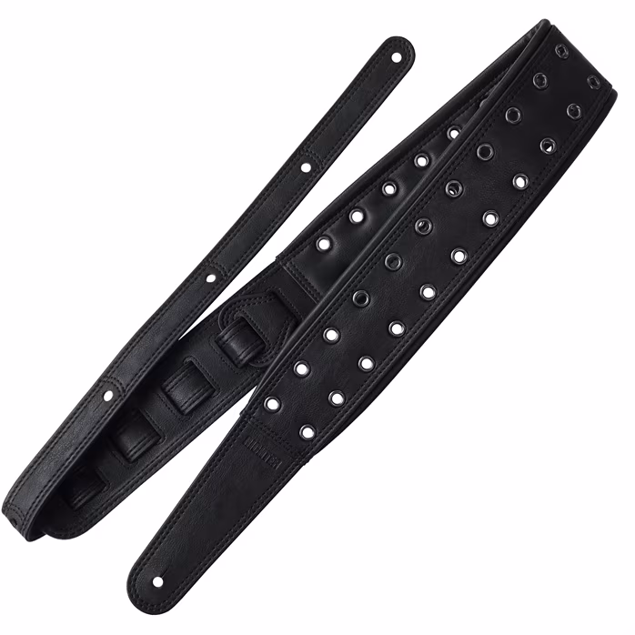 Richter Blackness Gunblack Grommets - Kytarový popruh