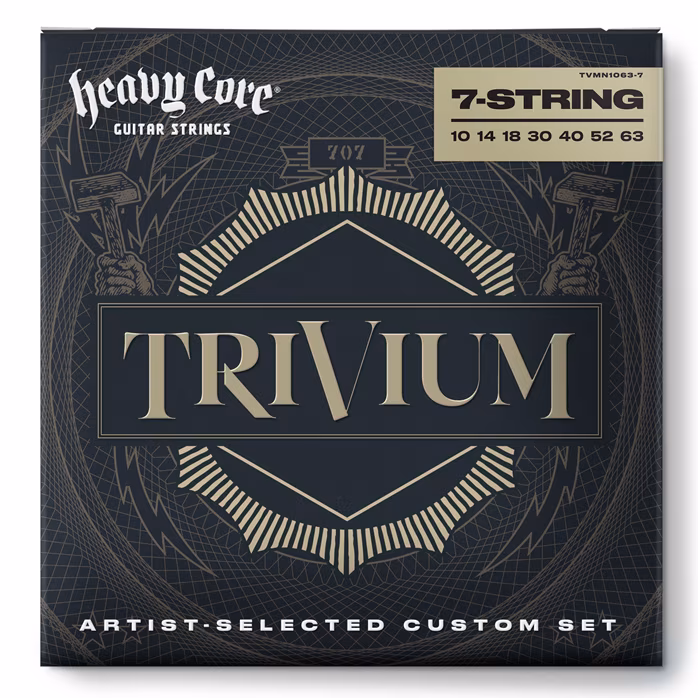 Dunlop Trivium String Lab Guitar Strings 10-63 7-String - Struny pro sedmistrunnou elektrickou kytaru