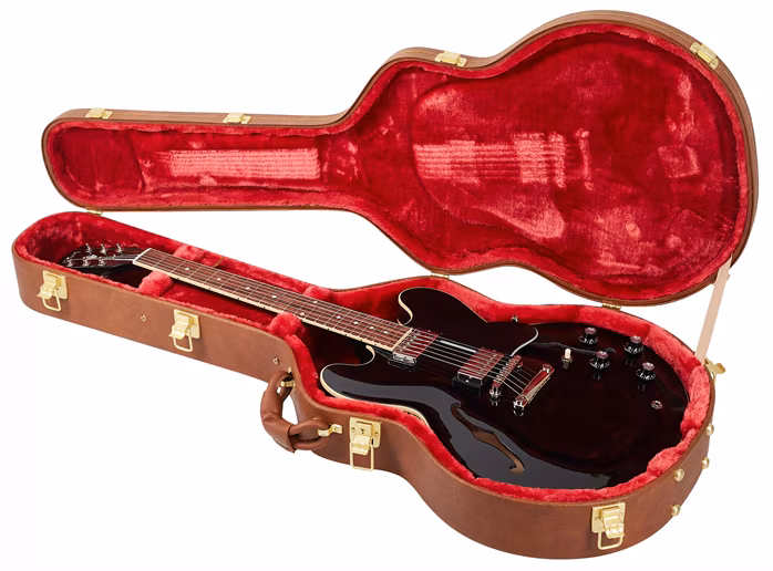Gibson ES-335 Vintage Ebony  - Semiakustická kytara