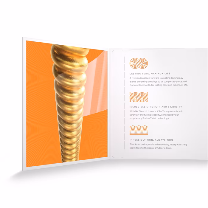 D'Addario XSABR1047 - Kovové struny pro akustickou kytaru