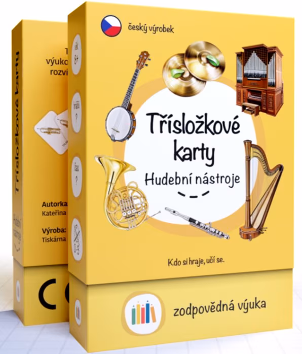 Zodpovědná výuka Třísložkové karty: Hudební nástroje - Hudební nauka