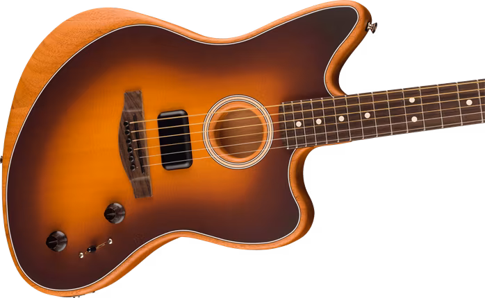 Fender Acoustasonic Player Jazzmaster RW 2CS - Elektroakustická hybridní kytara