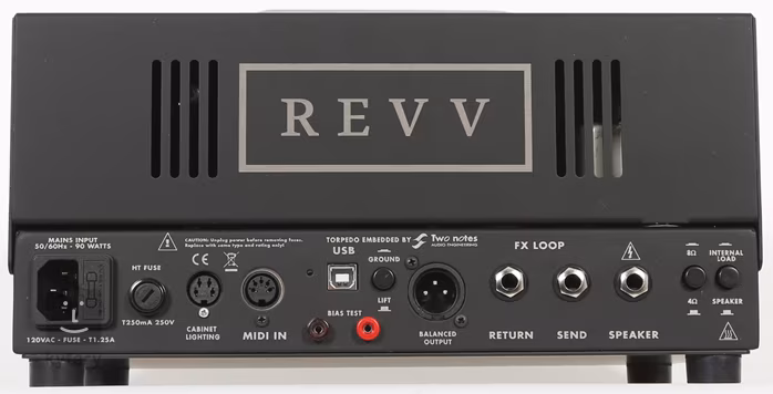 Revv D20 Black - Kytarový lampový zesilovač