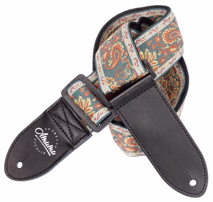Amumu Vintage Paisley Strap - Kytarový popruh