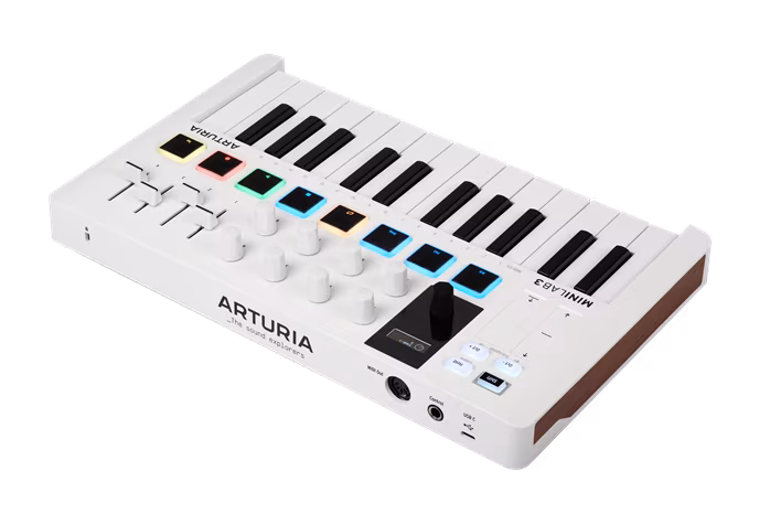 Arturia MiniLab 3 White - USB/MIDI keyboard