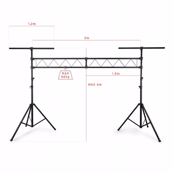 BeamZ LB60 Light Bridge 3m x 4m/2T/60kg - Stojan na světla