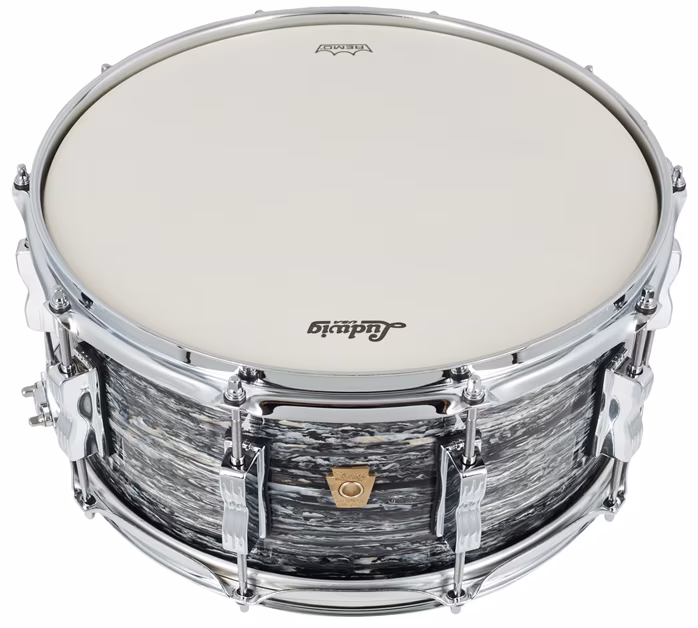 Ludwig 14" x 6,5" Classic Maple Vintage Black Oyster Pearl  - Snare bubínek