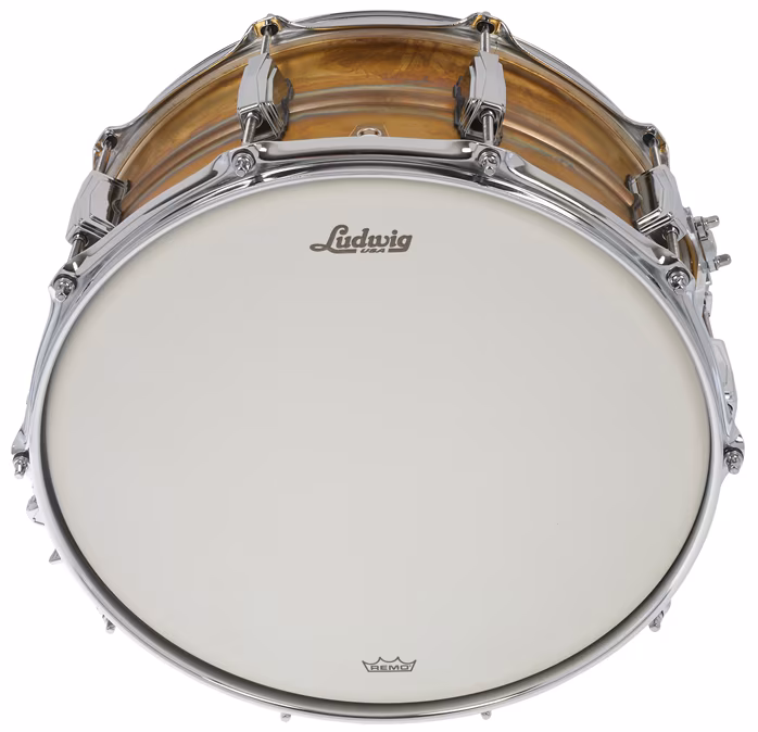 Ludwig 14" x 6,5" Raw Brass LB464R - Snare bubínek