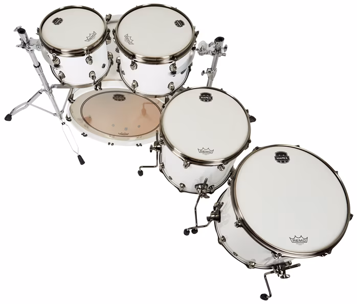 Mapex Saturn Evolution Polar White Lacquer - Bicí souprava
