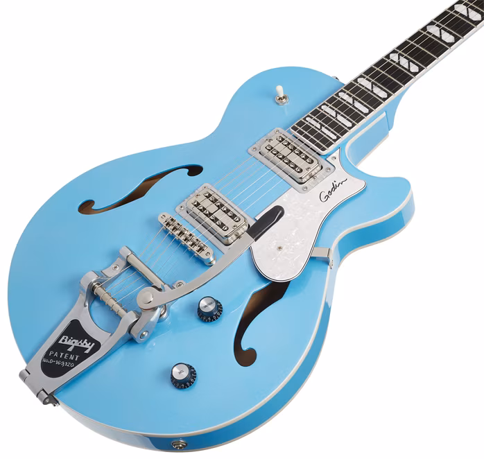 Godin Montreal Premiere LTD Imperial Blue - Semiakustická kytara
