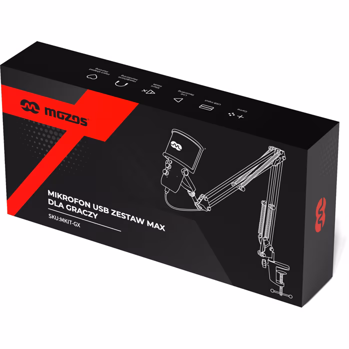 Mozos MKIT-GX - USB kondenzátorový mikrofon