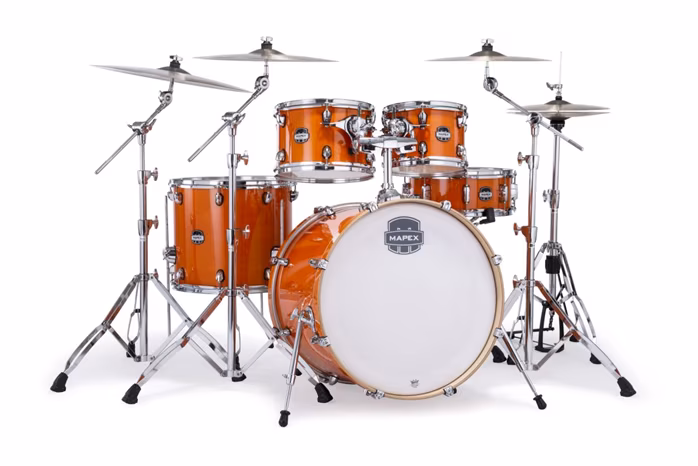 Mapex Mars Maple Rock Set Glossy Amber - Bicí souprava