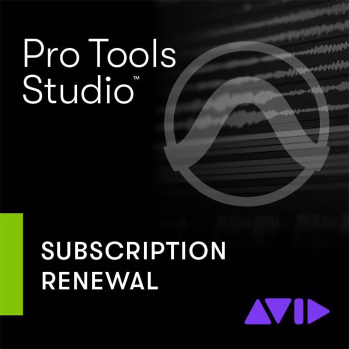 AVID Pro Tools Studio Annual Subscription Renewal - Software