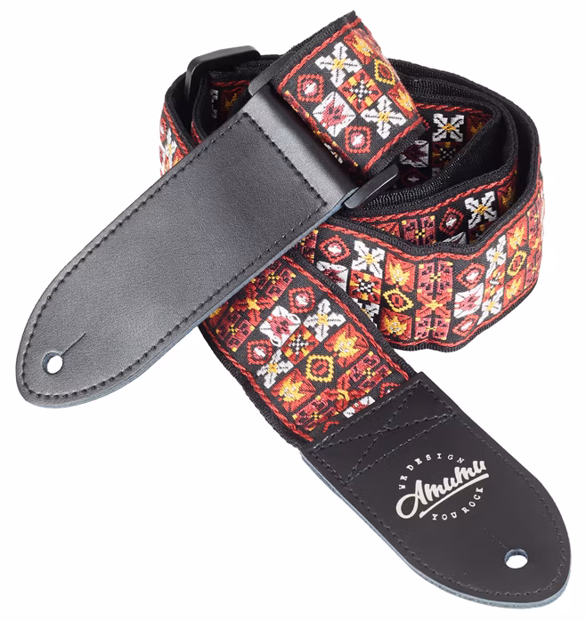 Amumu Hootenanny Pattern Strap - Kytarový popruh