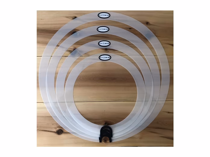 Big Fat Snare Drum Round Sound White 10", 12", 14", 16" - Tlumítko tomů a snare bubínku