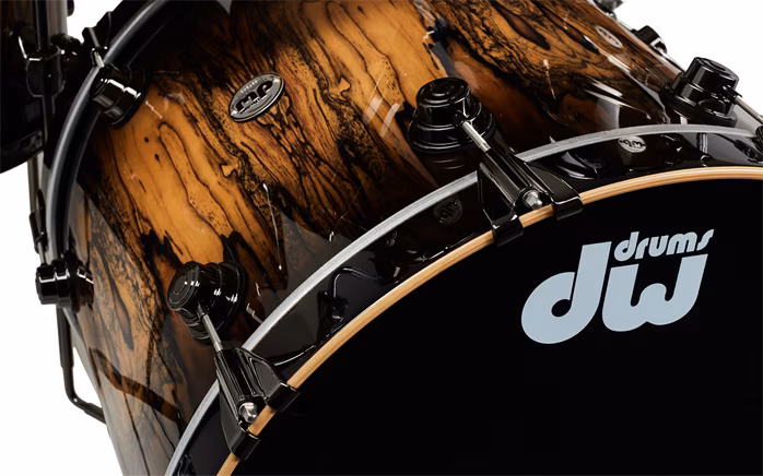 DW Collector´s Natural to Black Burst over Royal Ebony - Bicí souprava