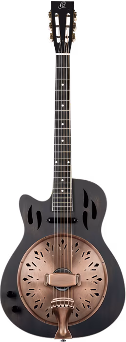 Ortega RRG40CE-DBK-L - Levoruký elektroakustický resonator