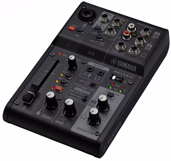 Yamaha AG03 MK2 - Analogový mixážní pult
