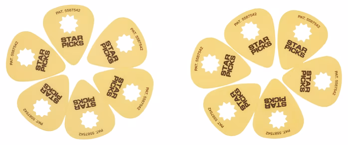 Star Picks 0.73 mm Yellow - Trsátka