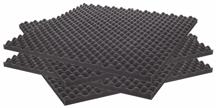 Pyramid 4 pack Waves 25mm  - Akustický molitan