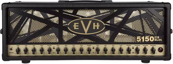EVH 5150IIIS 100W EL34 Head Black - Kytarový lampový zesilovač