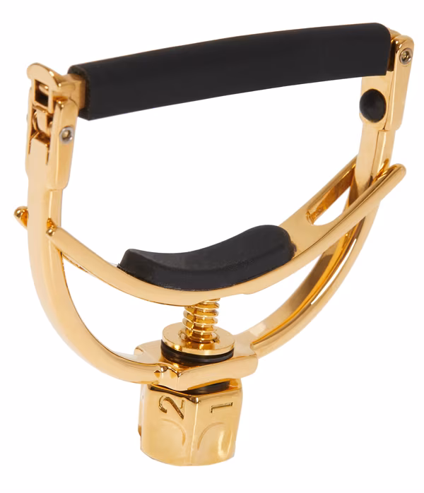 Shubb F1 FineTune Royale Capo Steel String Gold - Kapodastr