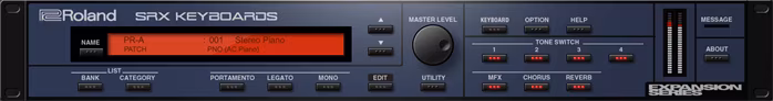 Roland SRX KEYBOARDS Key - Software
