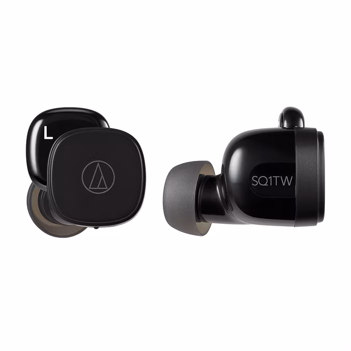Audio-Technica ATH-SQ1TW Black - Bezdrátová sluchátka