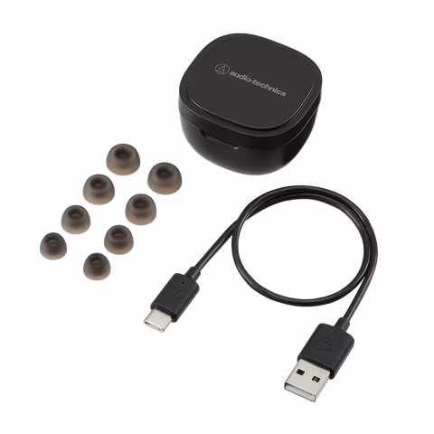 Audio-Technica ATH-SQ1TW Black - Bezdrátová sluchátka