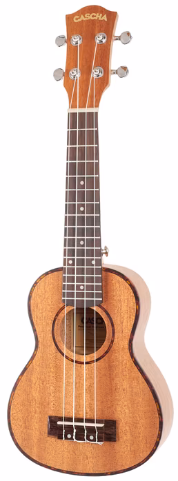 Cascha HH 2027 CZ Soprano Mahogany Ukulele Bundle - Ukulele komplet
