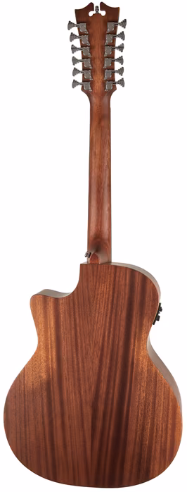 D'Angelico Fulton LS Grand Auditorium 12-String CE Aged Mahogany - Dvanáctistrunná elektroakustická kytara