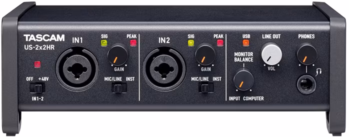Tascam US-2x2HR - USB zvuková karta