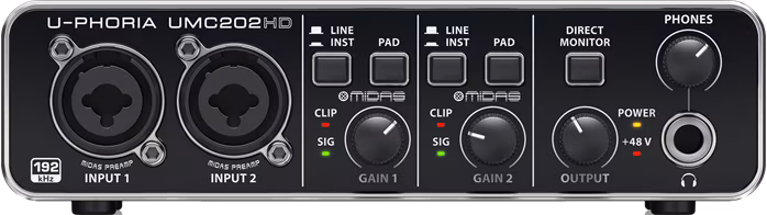 Behringer UMC202HD - USB zvuková karta