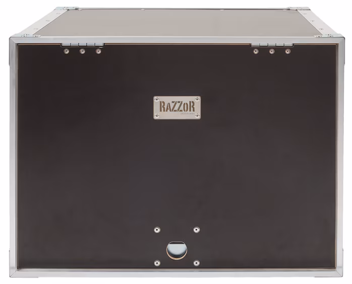 Razzor Cases 8U sliding door rack 380 odpružený - Rack case