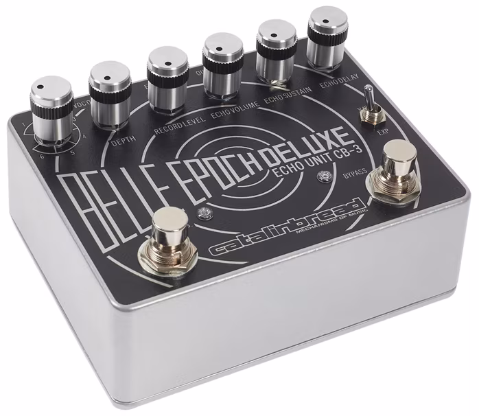Catalinbread BELLE EPOCH DELUXE BLACK ON SILVER - Kytarový efekt
