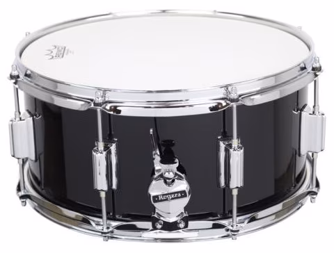 Rogers 14" x 6,5" PowerTone Piano Black Gloss - Snare bubínek