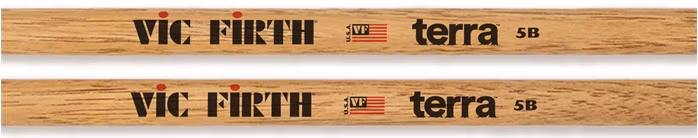 Vic Firth 5BT American Classic® Terra Series Drumsticks, Wood Tip - Hickorové paličky