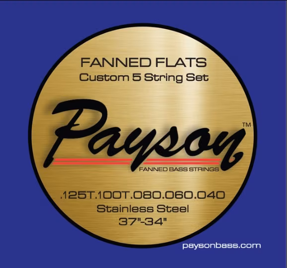 Payson Fanned Flats 5 - Struny pro pětistrunnou baskytaru