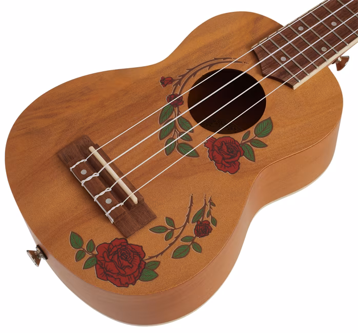 Bamboo U-21 Roses - Akustické ukulele