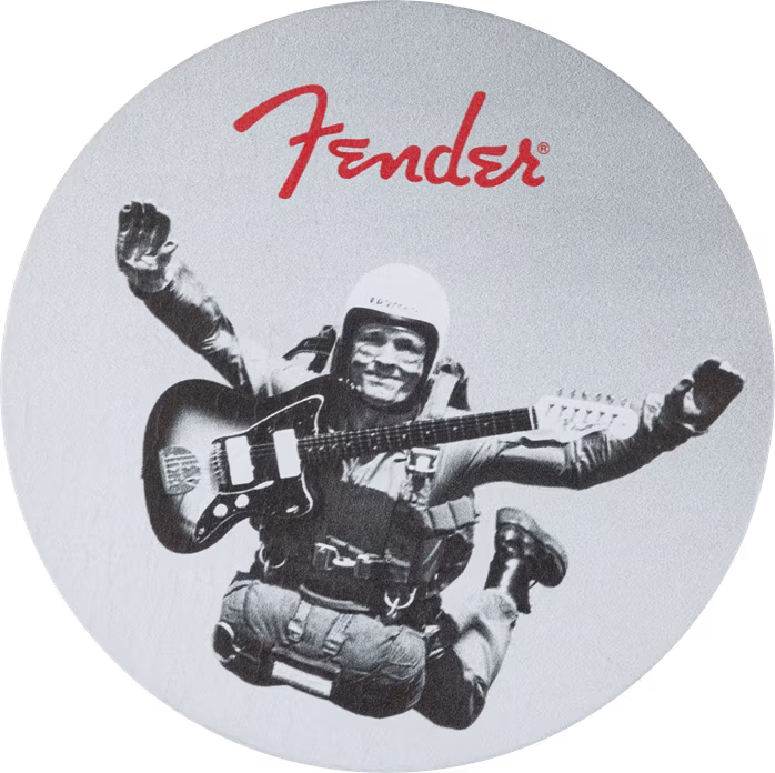 Fender Vintage Ads 4-Pk Coaster Set Black and White - Podtácek