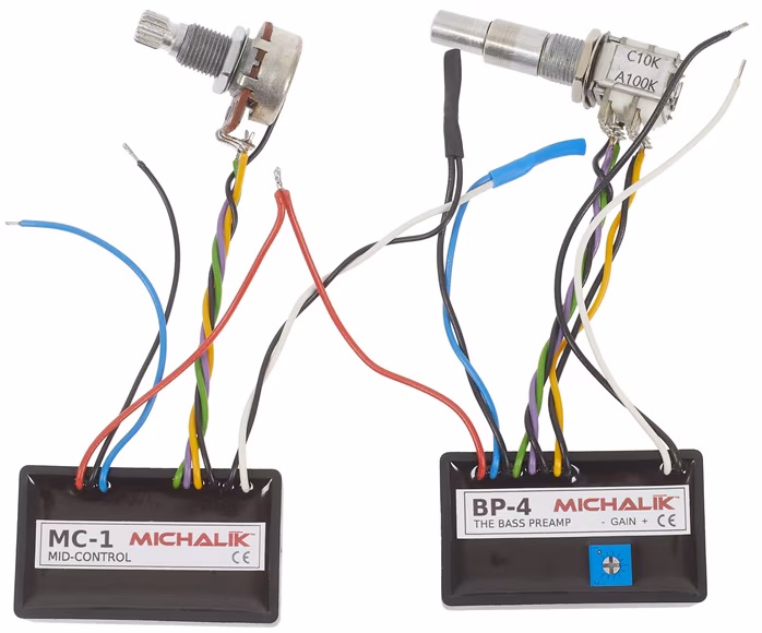 Michalík BP-3 Band Stacked - Aktivní elektronika pro baskytaru