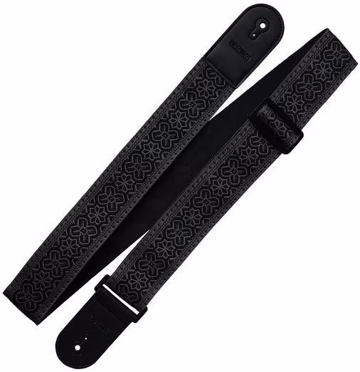 Richter Retro Black / Anthracite - Kytarový popruh